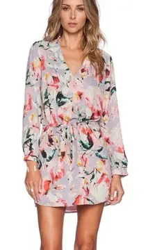 Eight Sixty | Floral Drawstring Mini Dress, Size S