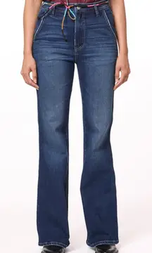 NWT $178 • Scotch & Soda • Highest Rise Flare Jeans • 14/32 • The Charm