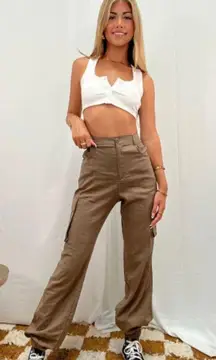 Brown Cargo Pants 