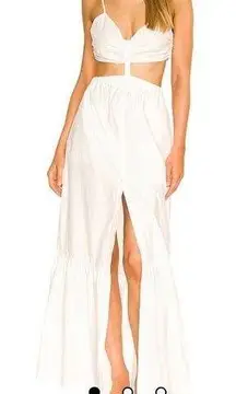 Jonathan simkhai Kennedi Maxi Dress in White