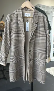 BB Dakota Jacket Long Plaid Shacket