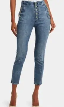 J Brand‎ Jeans Women 26 Blue Amplify Wash High Rise Skinny Cropped Natasha Retro