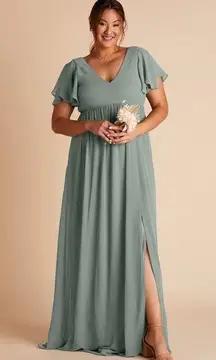 Birdy Grey  Hannah Empire Dress in Sea Glass NWT Size 1X