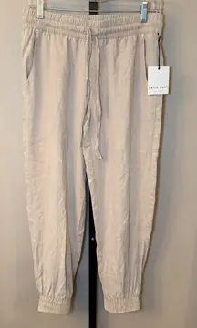 Bella Dahl NWT Tencel Joggers Cream Khaki‎ Size Small