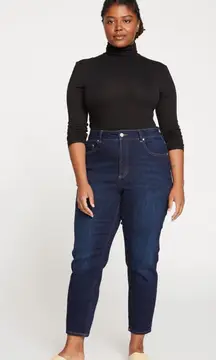 Universal Standard Joni High Rise Curve Slim Jeans Dark Wash Size 12 L Stretch