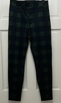 Sanctuary x Anthropologie Green Plaid Leggings - Size Medium