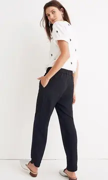 Madewell Track Trousers in Black Size Small