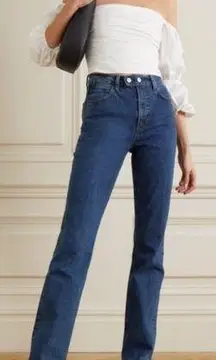 💕REFORMATION💕 Donna High Rise Bootcut Jeans  ~ Amani Blue 27 NWT