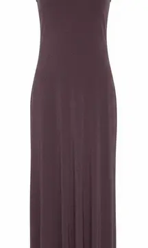 Travis Mathew Cloud Rib Hadley Wood Dress Maxi in Heather Mooncave Size Small