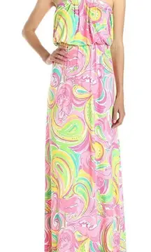 Lilly Pulitzer Strapless Maxi Dress Size XS