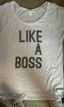 Francesca’s Like A Boss T-shirt