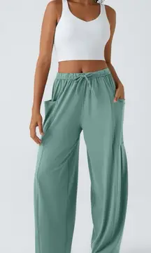 Halara Palazzo Teal Wide-Leg Pants
