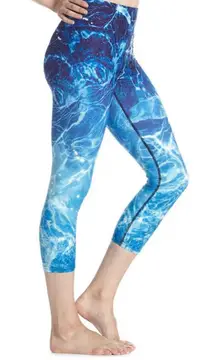 Eagle‎ Rock Werkshop Size Medium Aqua - Triathlon Capri Leggings