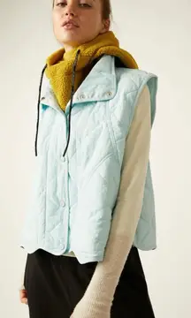 Free People Quinn Quilted Puffer Vest NWOT