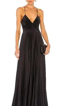 Black Pleated Dress