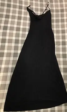 Figleaves black scoop neck dress