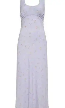 RUMORED North Country Midi Dress Forget-Me-Not Size Large