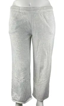 H&M Divided Women's Gray High Waisted Pull On Wide Leg Lounge Sweat Pants Size M