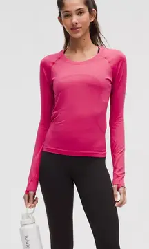 lululemon Swiftly Tech Long Sleeve Shirt 2.0 *Race Length Deep Luxe size small