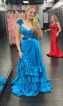 Sherri Hill Prom Dress Blue