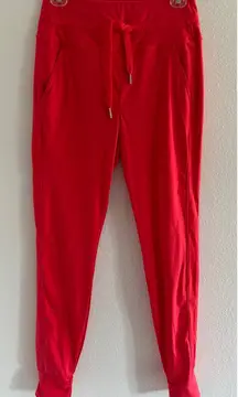 Halara Leggings Womens Small Coral 7/8 Jogger Gym Active Workout  Travel Yoga