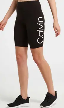 Women High Waist Athletic Bike Short, Black (Med) O244