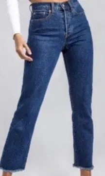 Levi Wedgie Fit High Rise Straight Jeans