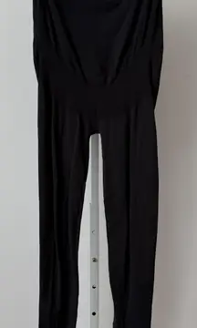 Seraphine Black Maternity Over The Bump Full Length Leggings Size S M