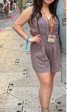 Boutique Denim Romper 