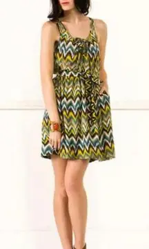 Francesca's  Annabella abstract print dress with pockets size medium