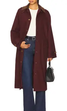 Line and Dot Chelsea Jacket in Bordeaux