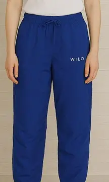 WILO The Label Women's Size XS Parachute Pants Surf The Web Royal Blue
