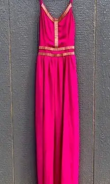 Soieblu purple long dress size small NWT