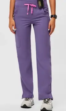 Figs Kade Cargo Scrub Pants Amethyst Purple Large