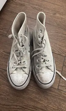 White High-Top Converse