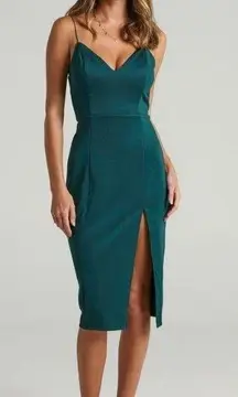 Slit Midi Dress