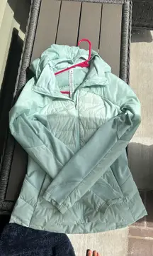 Lululemon down for it all jacket delicate mint