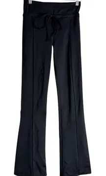 Kate Spade New York Black Flare Leg Drawstring High Waist Active Yoga Pants XS