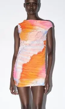 Zara printed mesh mini