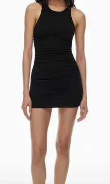 Aritzia TNA Chill Malibu Bodycon Dress black Small