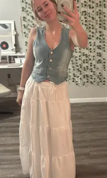 love tree denim vest