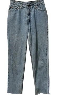 Vintage  Levi's Orange Blank Tab 912 Slim‎ Fit Tapered Leg Jeans Light Wash 11