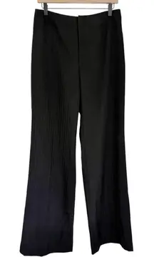 NWT Banana Republic Wool Camden Fit Dress Pants Black Stripes Women’s Size 10