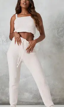 Missguided Cream Cozy Set