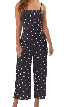 jeanne satin polka dot jumpsuit