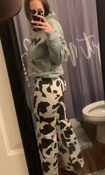 Cow Print Pants