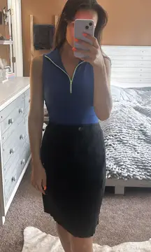 black skirt