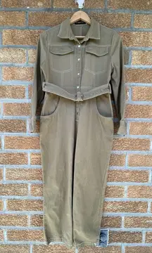 LIONESS  Jumpsuit  “Williamsburg” Coveralls Belted Medium