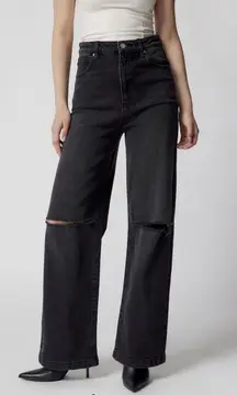 Abrand A 94 High & Wide Black Jean