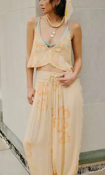 Free People Top Stitch And Tropics Set